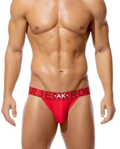 Arjen Kroos Jockstrap Homme Coton Suspensoir Sportif sous-Vêtements de Sport Respirant String Tanga, Taille Basse