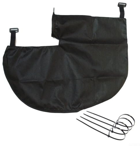 Soplador eléctrico de hojas 3 en 1 con bolsa de colección de 35 L para patios, césped y entradas con filtración de agujeros y conectores ovalados para seguridad de bolsas