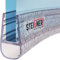 STEIGNER Duschdichtung, 200cm, Glasstärke 6/7/ 8 mm, Vorgebogene PVC Ersatzdichtung für Runddusche, UK07