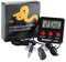 Thermomètre hygromètre numérique pour reptiles avec 2 sondes à distance pour mesurer l'humidité et la température - Convient également pour un réservoir de serpent ou de lézard - Accessoires