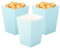Ainmto 24PCS Blue Popcorn Boxes Mini Paper Popcorn Containers for Movie Night party