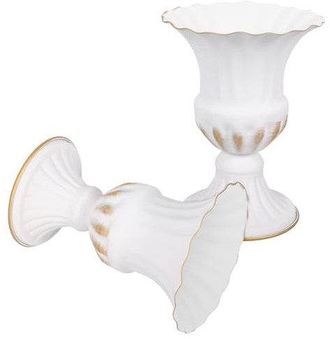 HAWILLOSCH 2piezas Maceta De Urna Conmemorativa De Cementerio Maceta De Hierro para Lápidas Florero Decorativo para Flores Artificiales Jardín