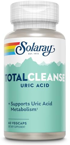 Solaray Total Cleanse Uric Acid | Ácido Úrico | 60 VegCaps