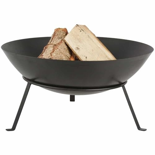 Esschert Design Brasero con Patas, Serie FF267, Color Negro