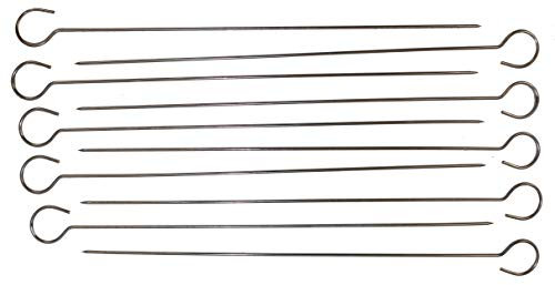 Osma Best Choice Edelstahl Fleischspieß 30cm (30 Stück)