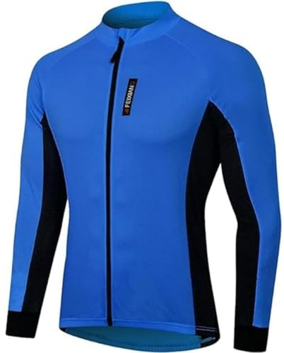 MEETWEE Magliette Ciclismo Uomo, Maglia Ciclismo Maniche Corte/Lunghe Abbigliamento Mountain Bike Maglia