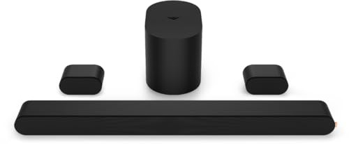 VIZIO 5.1 Soundbar SE, Wireless Subwoofer, Surround Sound w/Dolby Atmos & DTS:X, Bluetooth Speaker, QuickFit™ Compatible – SV510X-08 (New, 2024 Model)
