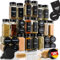 Deco haus® Gewürzgläser Eckig mit Gewürzetiketten Gewürzgläser mit Streueinsatz 36er Set - Gewürzdosen Set Gewürzbehälter Gewürzaufbewahrung - Spice jars Gewurzglaeser Gewürzstreuer Glas