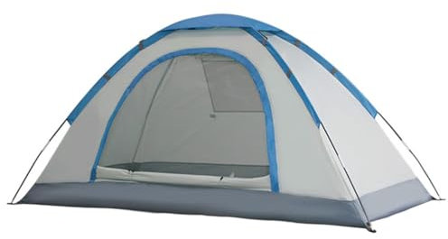 Backpackingtält 1-personstält För Camping, Vattentätt Campingtält För Vuxna Barn Utomhus Vandring, Lättviktigt Bärbart Kupoltält För En Enda Man Med Regnfluga (Color : /Gray, Size : 1 person)