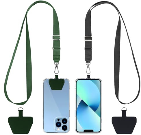 CACOE Phone Lanyard Adjustable Strap with patch Crossbody for Smartphones