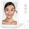 Sorbay Rechargeable Travel Mirror With Light Camping Portable Mirror With Lights Dimmable Touch Compact Mirrors LED Folding Makeup Mirrors with 3 Color Lighting and Adjustable Brightness (UK BRAND)