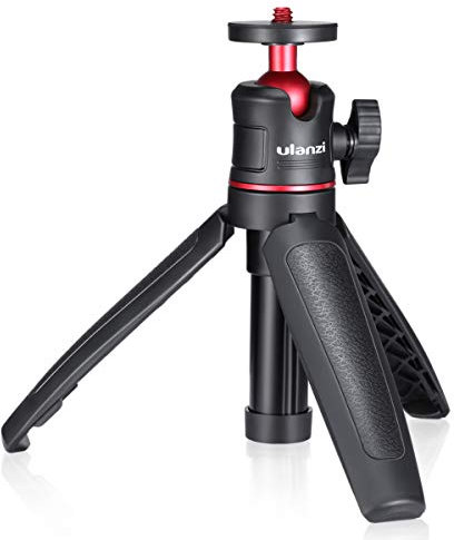 ULANZI MT88 Mini Trípode de Viaje Portátil con Tornillo de 1/4'', Trípode para Vlogging con Cierre de Velcro - Compatible con Sony ZV1/RX100 VII/RX1R II, Canon G7X Mark, Fujifilm X100V, Leica Q2