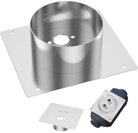 Diesel Heater Turret Plate 60mm High, Turret Planar Parking Heater for Parking Auxiliary Heating, High Diesel Heater Mounting Plate Stainless Steel Diesel Heater Accessories