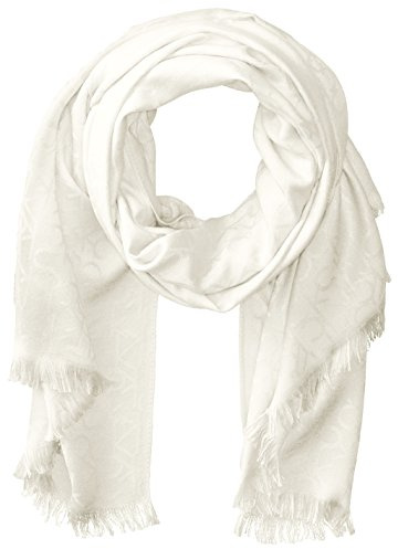 Calvin Klein Women's Pashmina Scarf, Eggshell, One Size