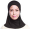 GUMEI Frauen Baumwolle Muslim Mini Hijab Kopf Schal einfarbig vollständige Abdeckung Innenmütze Islamisch Arabisch Wrap Schal Turban Hut Hüte