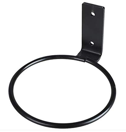 QYLJZB 3 anelli per piante da 10,5 cm per parete, anello da parete in metallo, supporto per vaso da parete per vasi da fiori e vasi da appendere per esterni e interni