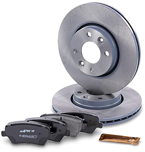 BESTPRICE Set freni asse anteriore incl. dischi freno ventilati Ø 258 mm + pastiglie freno anteriori