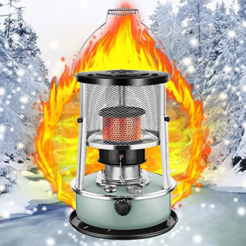 GUAWJRZDP Mobile à Pétrole Poêle,Chauffage au Pétrole avec Protection Contre Les Chutes,poêle à pétrole à mèche,Chauffage sans électricité,A Faible consommation,Camping Cuisson à la Chaleur