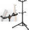 CAHAYA Soporte Para Guitarra Plegable De Suelo: Universal Con 2 Sujetadores De Cuello, Bloqueo Automático De Gravedad, Trípode Ajustable En Altura CY0325