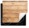 DarHaus Placa protectora vitroceramica 60x52 cm Vinilo - Retráctil - Tapa Vitroceramica - Protector de Vitroceramica - Madera - paneles