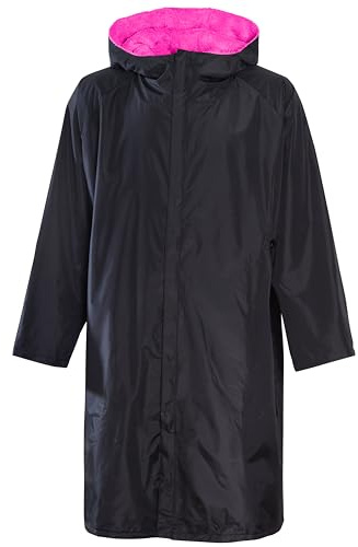 Heatwave Changing Robe Unisex Outdoor Long Sleeve Windproof & Waterproof Robes Hooded Coat For Beach Wild Swimming Surfing Oversized Quick Dry
