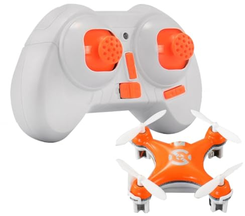 Gosera Quadricoptère RC Cx10 Mini Drone Télécommandé 2,4G 4CH avec LED Hélicoptère Électronique Avion Électrique pour Enfants, Facile à Utiliser, Finition Soignée -B