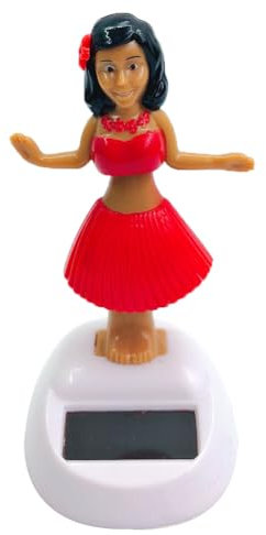 Doiyislem Figura Solare oscillante per la Danza, Figura Solare – Decorazione per cruscotto Auto, Statuetta H-ula, Statuetta Hawaiana, per Il Soggiorno, la Camera da, L'Ufficio