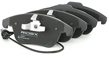 RIDEX Bremsbeläge Satz Bremsklötze Bremssteine Set Vorne mit Verschleißwarnkontakt 402B0215