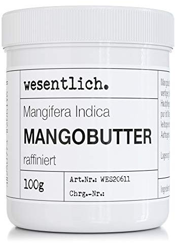 Mangobutter 100g- 100% reine Pflege oder perfekte Basis für hochwertige Pflegeprodukte von wesentlich.