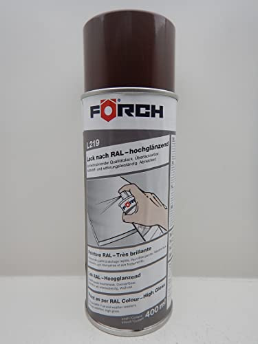 Förch MAHAGONIBRAUN BRAUN RAL 8016 LACK LACKSPRAY SPRAY SPRAYDOSE 400ML (1)