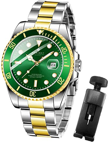 BENYAR Herren Simple Casual Watch Uhren Chronograph Analog Quarz Uhrwerk Stilvolle Sport Designer Armbanduhr 3ATM wasserdichte Uhren Elegantes Geschenk für Männer