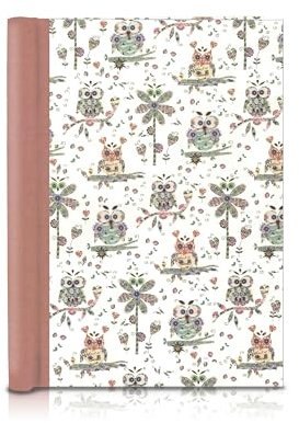 FAIRklemmt Klemmbinder Eule Altrosé, A4