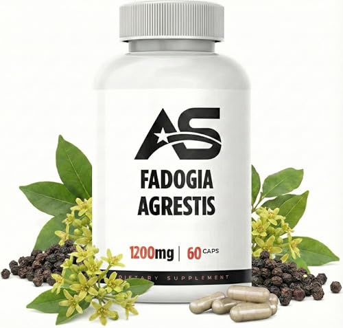 American Supps® PREMIUM Fadogia Agrestis Extrakt hochdosiert [60 Vegane Kapseln] - 1200mg - ohne Zusatzstoffe - 30-Tage -Vorrat