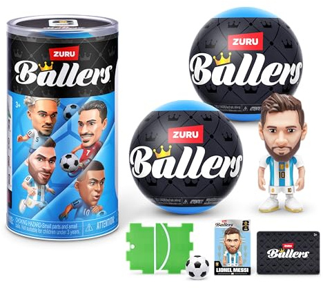 FIFA WORLD CUP 2026™ Ballers Series 1 2 Pack by ZURU – Official Licensed Product. Surprise Unboxing Football Collectible Sports Toy For Boys, Ages 3+