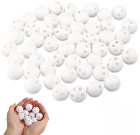 YUVKIN 40 Pelotas sonajeras, Relleno de Peluche, sonajeros chirriantes, Aptos para el hogar, Mascotas y Juguetes de Entretenimiento