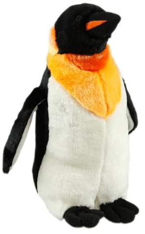 William Hunter Animal Instincts Snow Mates Pedro Penguin Small | Premium Soft Fabric, Includes Squeak, Ideal for Fetching & Snuggling, Size 10 x 7.5 x 18 cm