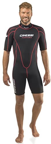 Cressi Tortuga Man Shorty Wetsuit 2.5 mm - Combinaisons Shorty en Neoprene 2.5 mm High Stretch - Homme