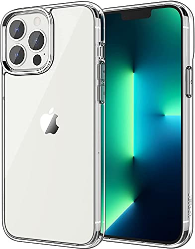 JETech Coque pour iPhone 13 Pro 6,1 Pouces, Anti-Jaunissement étui de Protection Transparente Antichoc, Housse Anti-Rayures (HD Clair)