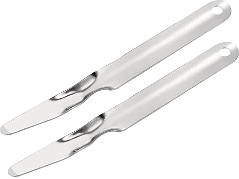 sourcing map Agrafeuse Outils Plat Agrafeuses Extracteur Inox Acier pour Bureau Maison Entreprise Argent Paquet de 2