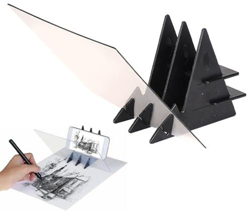 GXGM Projecteur de Dessin avec Acrylique,Planche à Dessin Optique pour Téléphone Portable et Tablettes,Anime Peinture Art Dessin