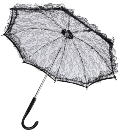 Tangxi Spetsparaply Parasoll Vintage Bröllopsparaply för Bröllop, Elegant Spetsdesign Lätt Att Bära för Fotorekvisita Scenprestanda Dekoration för Bröllopsfest