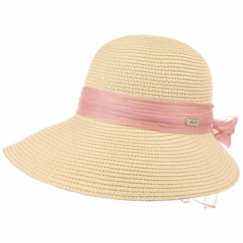 CHILLOUTS Lafayette Hat - Damen Sonnenhut, Sommer Strohhut, UPF 50+ UV Schutz, Faltbarer Sonnenschutz Hut, Schicker Strandhut, XS/S-M