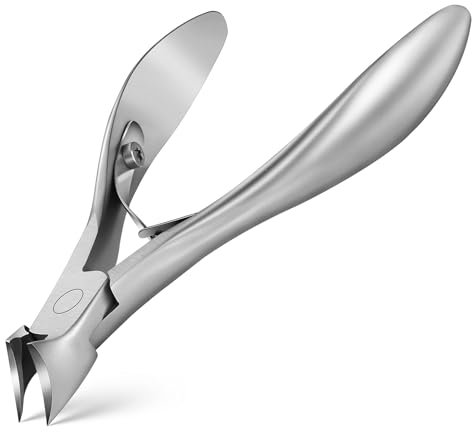 FERYES Nagelzange, Kopfschneider Fussnagelzange Präzision Nagelschere Fußnagelzange für Dicke Nägel oder Eingewachsene Zehennägel und Fußnägel