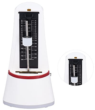 Mechanisches Metronom, Metall + ABS Musiker Metronom Drop Resistant für Gitarre für Ukulele für Klavier
