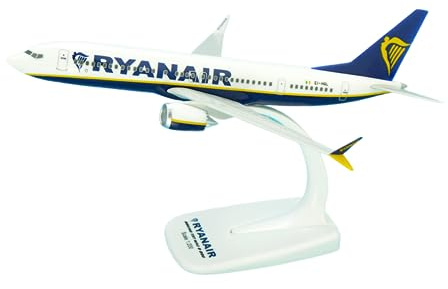 AeroClix Ryanair Modello Aereo Boeing 737 MAX 8-200 EI-HGL 20 cm Modello Snap-Fit