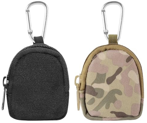 Kitnelw Leckerlitasche für Hunde Klein Futterbeutel Hundetraining Tragbare Hunde Leckerlitasche mit Karabiner 2 Stück