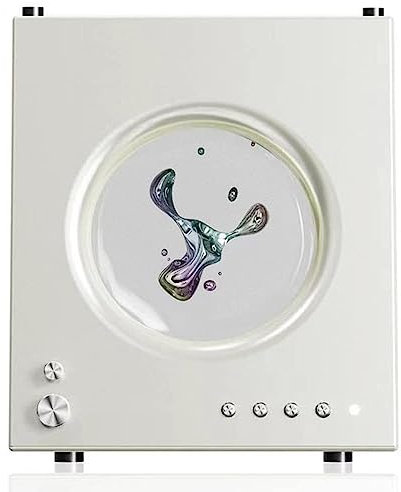 Sistema de audio de cine en casa con sonido envolvente de 360°, altavoz fluido magnético, ferrofluido bailando con ritmo musical, para decoración de escritorio en casa, TV, computadora, oficina,