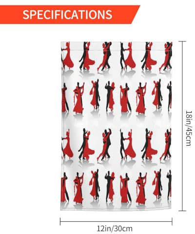 Drapeau imprimé de danse de salle de bal, principalement utilisé pour la décoration de cour, convient également pour toute terrasse, balcon ou décoration de festival