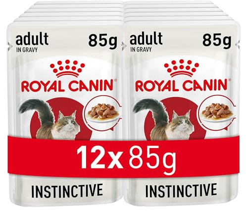 Royal Canin Instinctive Adult Cat Food Gravy Pouch 85g (Pack of 12)