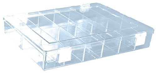 hünersdorff GmbH Boîte de Tri : Boîte de Tri Robuste (Ps-Classic) Avec Division Fixe des Compartiments (8 Compartiments), Dimensions de la Boîte de Tri : D225 x W335 x H55 Mm, Made In Germany